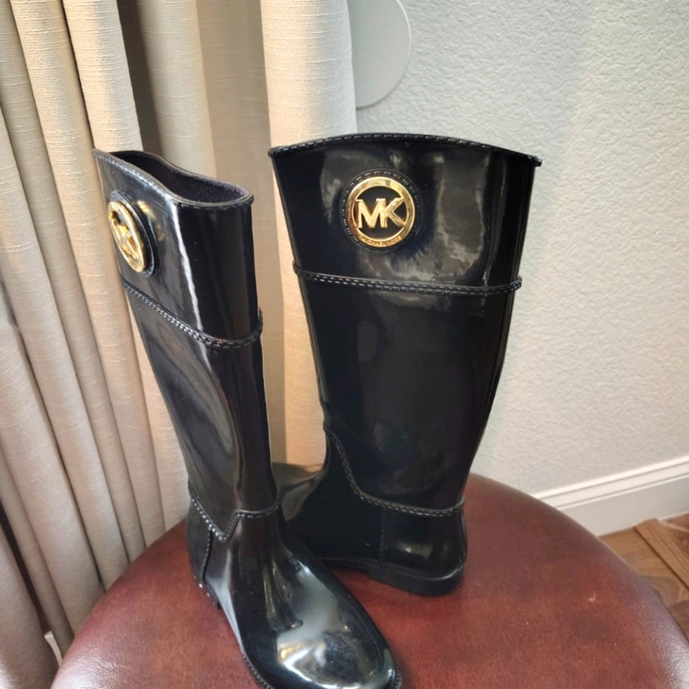 Michael Kors Rain Boots Knee High